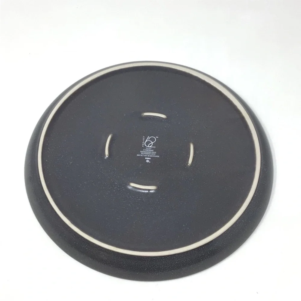 Set of 4 Project 62 Tilley Stoneware Dinner Plates grey/gray stoneware_6